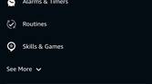Alexa app Settings