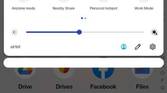 Android 12 for the OnePlus 9 Pro quick settings