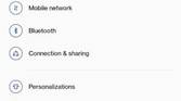 Android 12 for the OnePlus 9 Pro settings