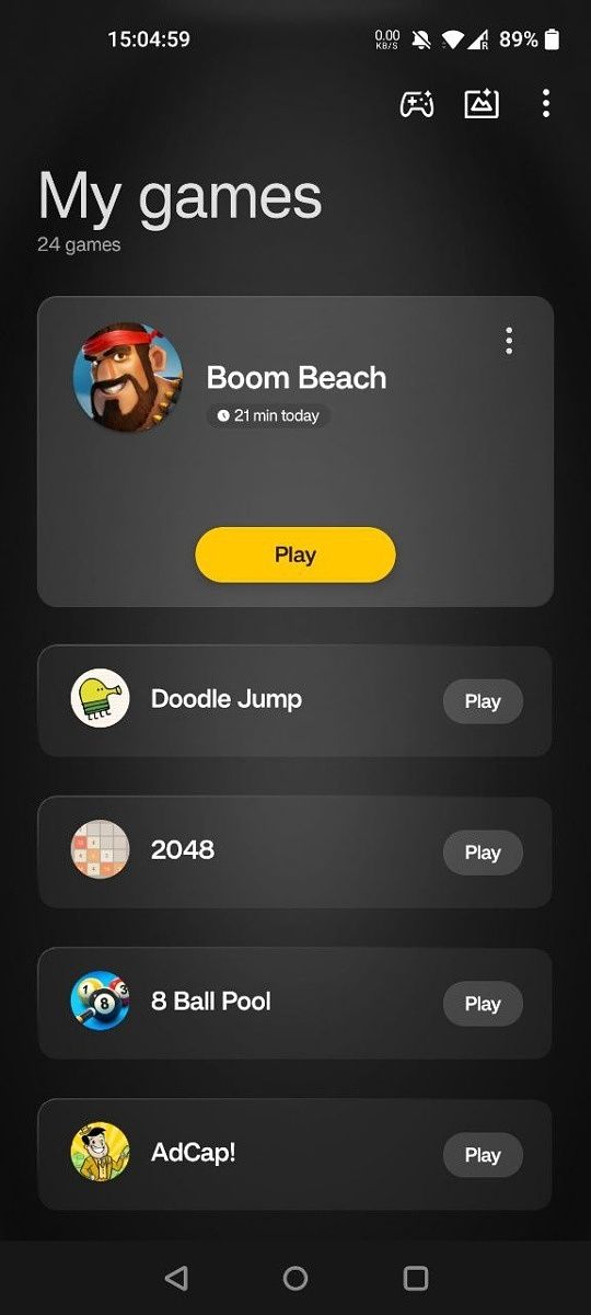 OnePlus Games gets a small UI refresh, preps 