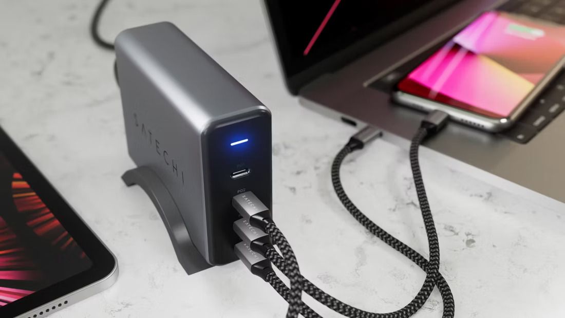 Satechi's new four-port USB charger can reach 165W