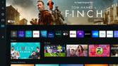 Samsung Smart Hub home screen