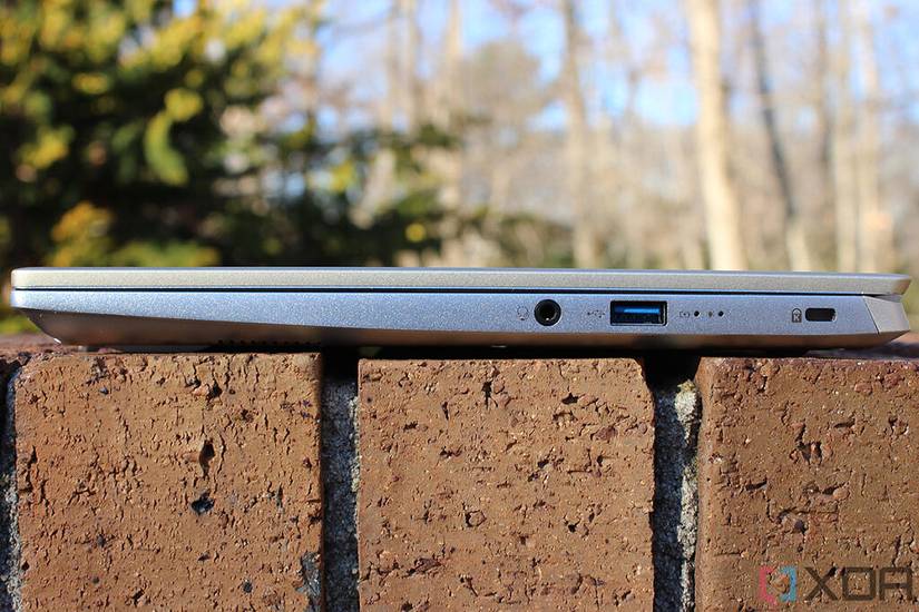 Side view of Acer Swift X