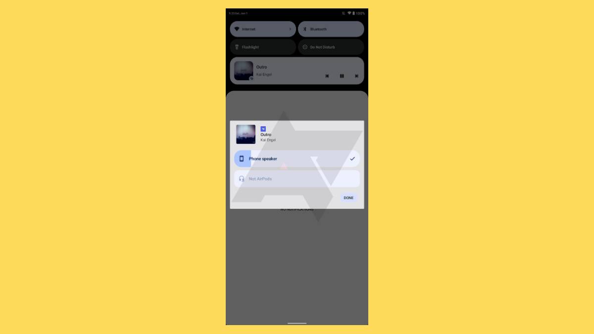 Android 13 audio output picker