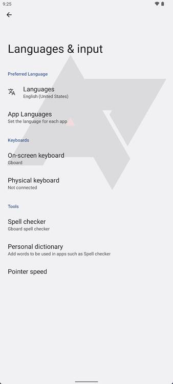 Android 13 app language settings