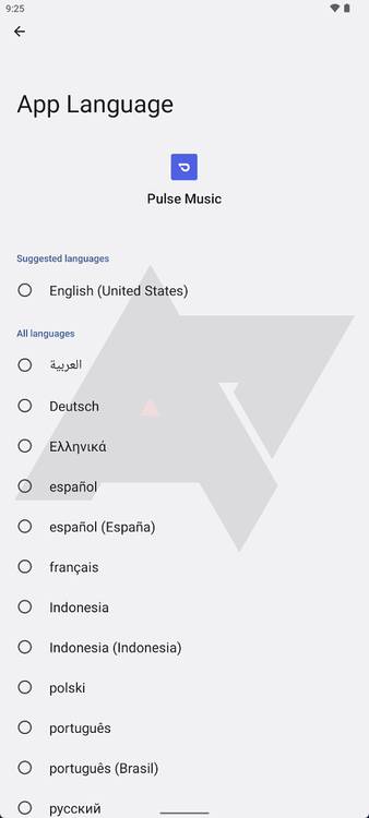 Android 13 app language settings