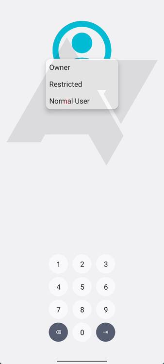 Android 13 profile switcher keyguard