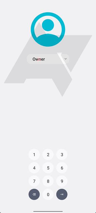 Android 13 profile switcher keyguard