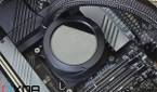 black colored nylon tubes coming out of a waterblock