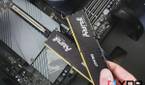 Black-colored Kingston Fury Beast DDR5 memory modules