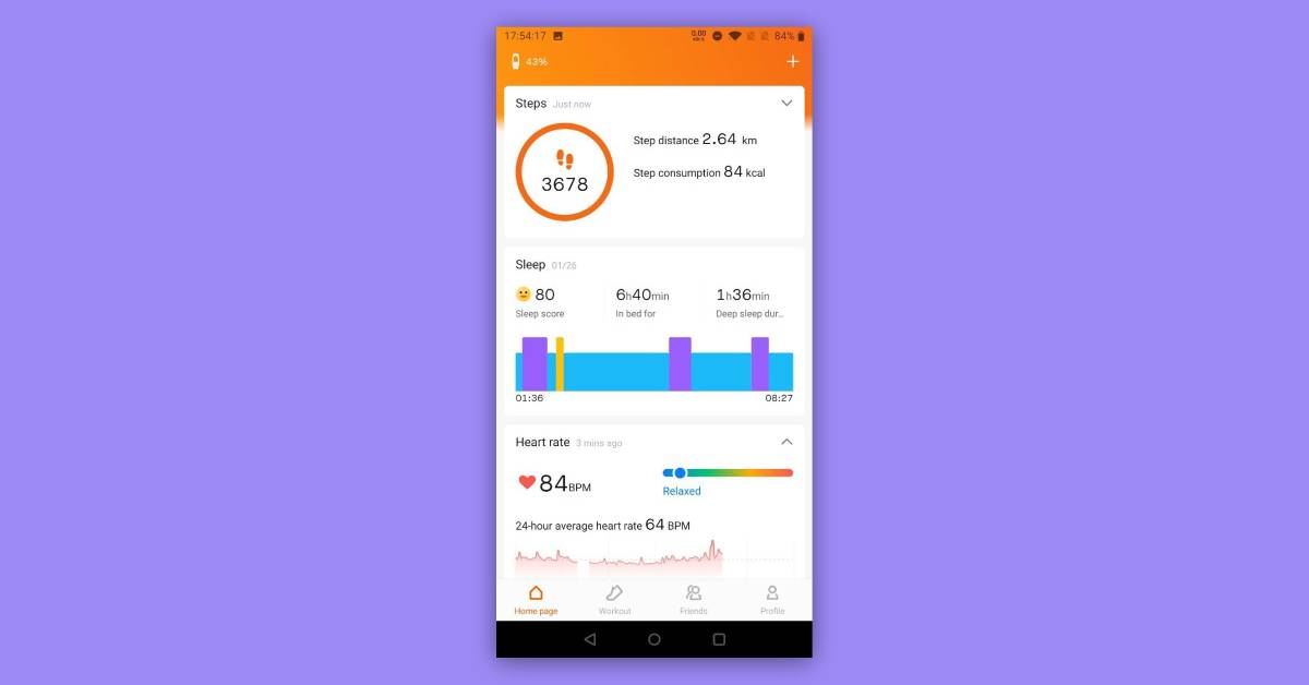 Xiaomi Mi Band Mi Fit app interface screenshot, Fitbit app on Android, Samsung Health app screen, Huawei Health app on smartphone