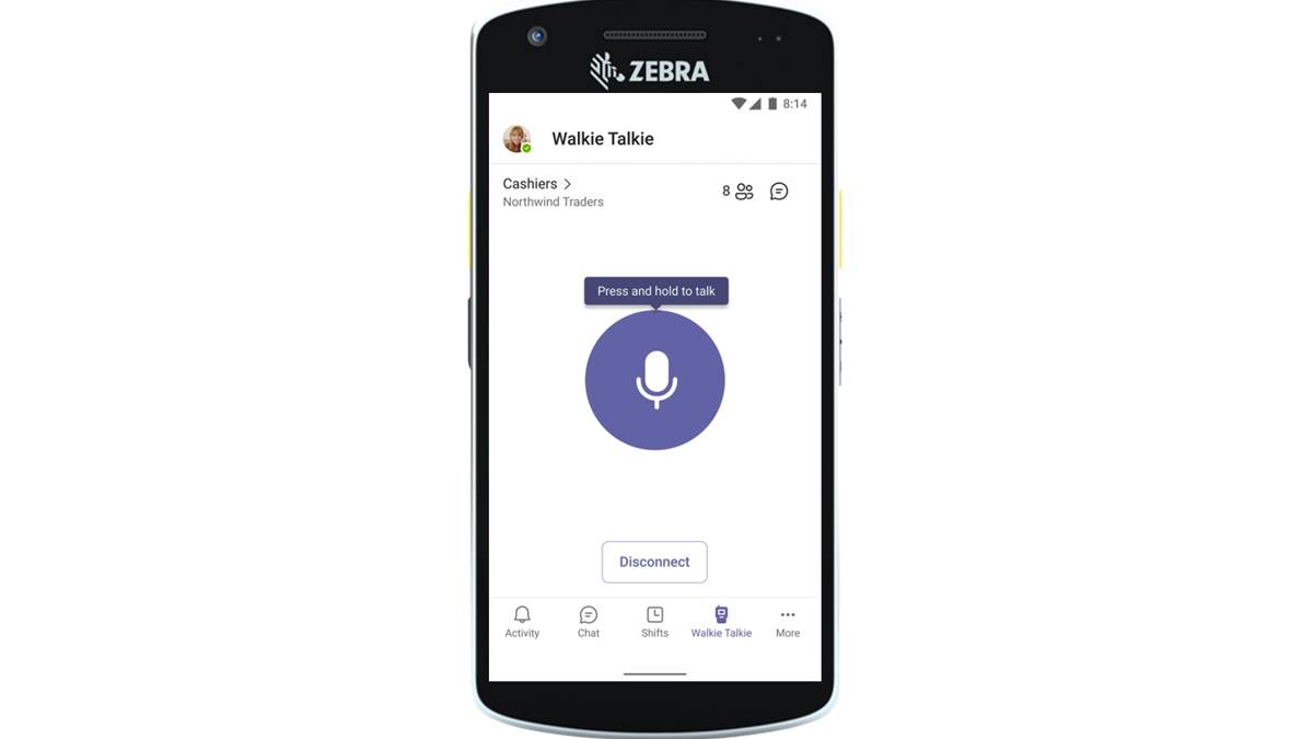 Microsoft Teams Walkie Talkie