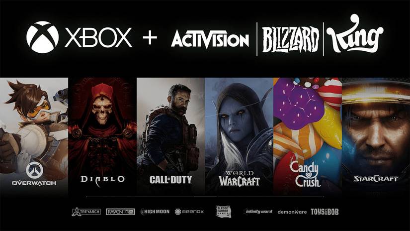 microsoft gaming acquires activision blizzard