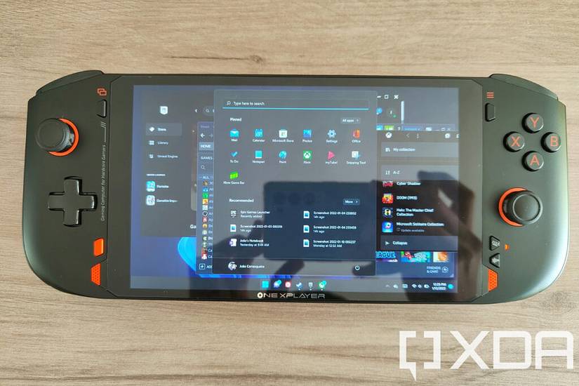 ONE XPLAYER Mini running multiple game platforms