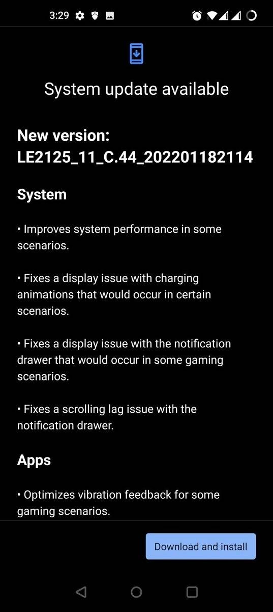OxygenOS 12 C.44 for the OnePlus 9 and OnePlus 9 Pro