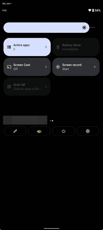 Android 13 show QR scanner quick settings