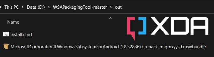 WSAPackagingTool makes it easier to modify the Windows Subsystem for ...