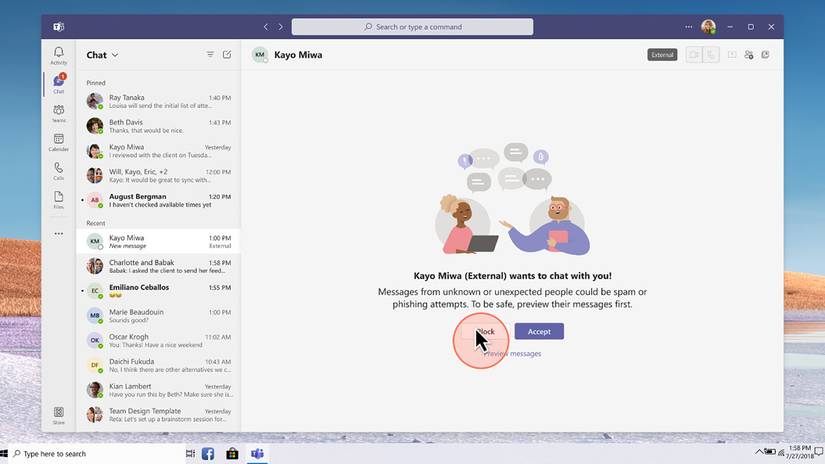 Microsoft Teams invite
