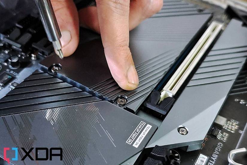 M.2 slots on the Aorus Pro motherboard