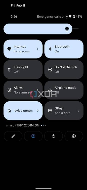 Android 13 quick settings