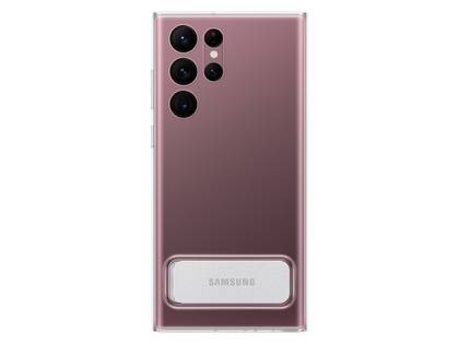 This is just like the other clear case for the S22 Ultra, but this one has an adjustable kickstand. Handy.