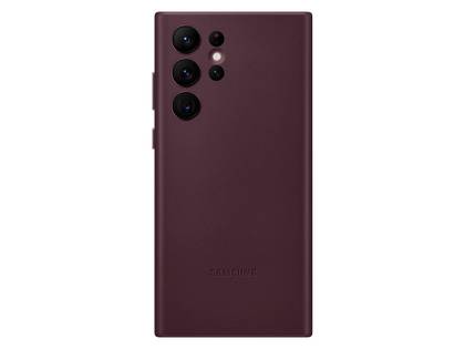 This is your typical genuine leather case, and might be a good alternative to the Silicone Cover if you want a less-grabby texture. It's sold in three colors: Burgundy, Black, and Light Gray.
