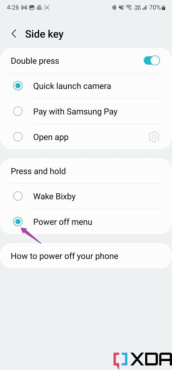 How to switch off or restart the Samsung Galaxy S22 series smartphones