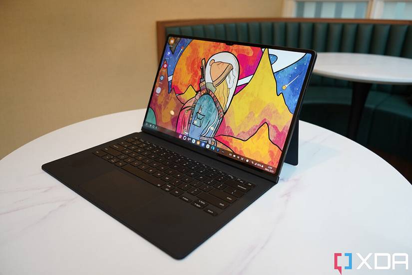 Galaxy Tab S8 Ultra with keyboard case