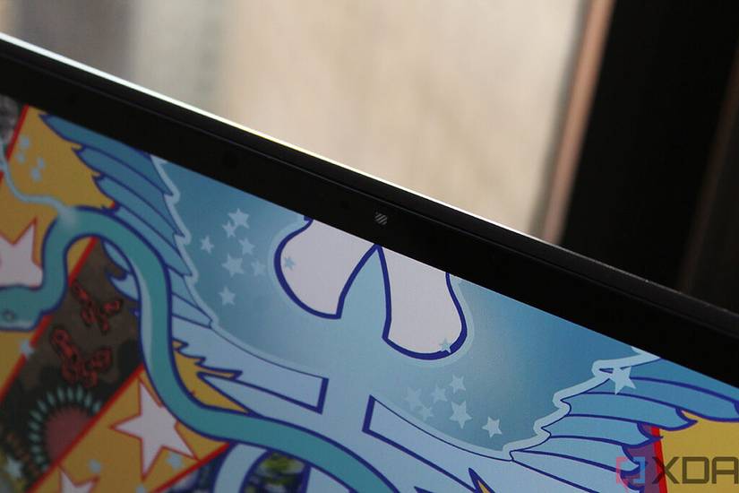 Close up of HP Spectre x360 16 webcam
