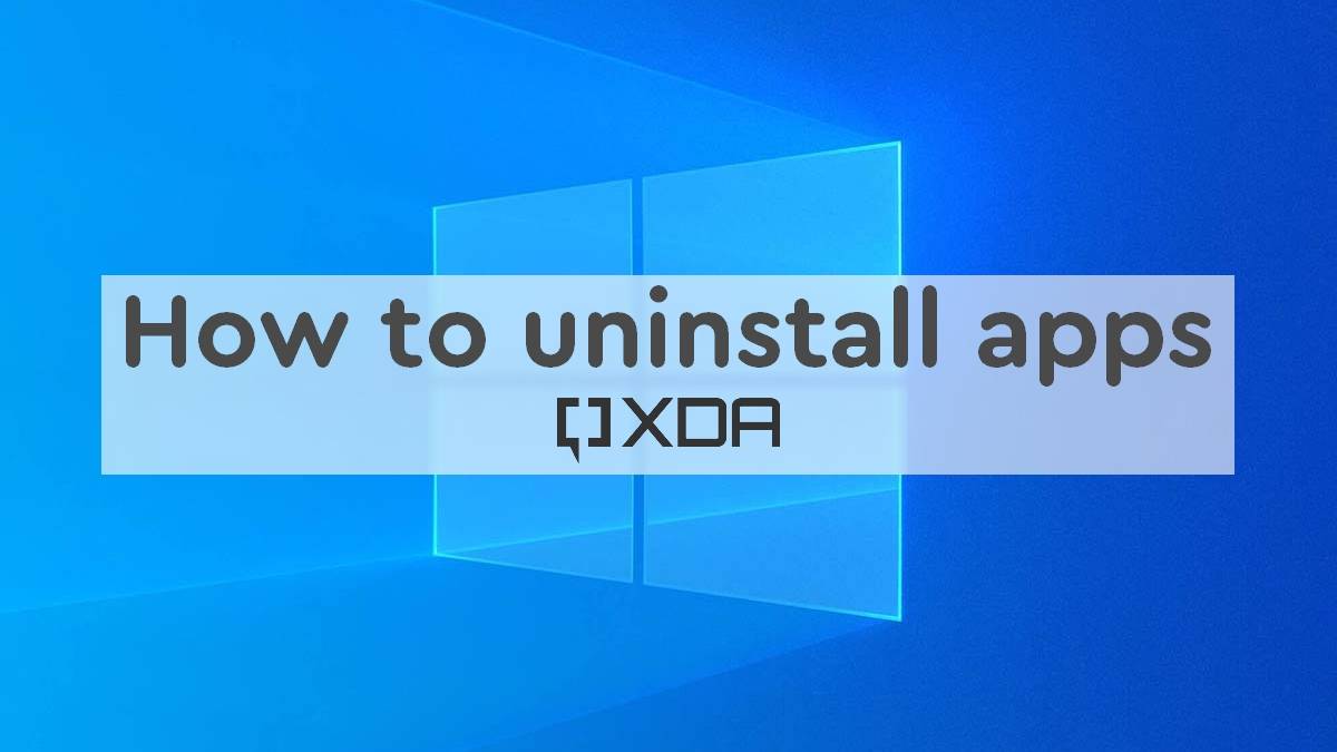 How to uninstall apps on Windows 10 featured