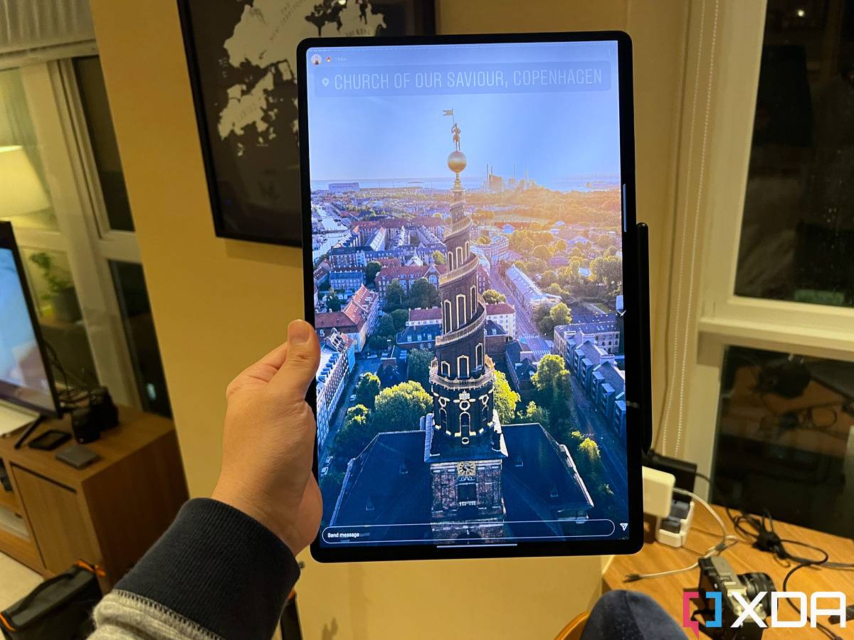 Instagram Story on Tab S8 Ultra