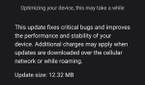 Pixel 3 installing an update