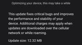 Pixel 3 installing an update