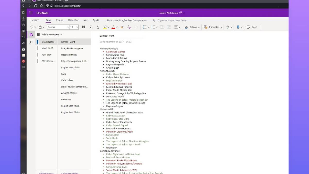 OneNote on the web is getting improved inking and new features