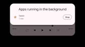 List of active apps