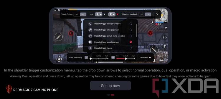 RedMagic 7 game space