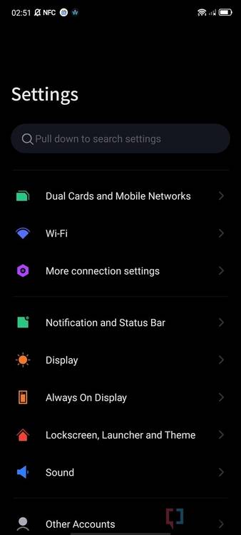 RedMagic 7 RedMagic OS settings