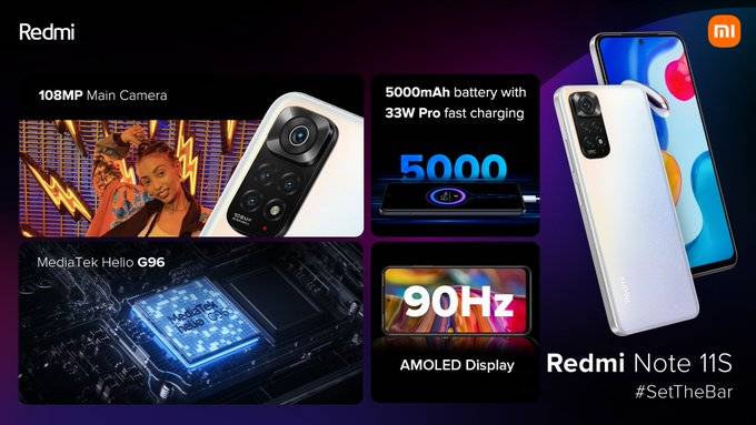 Redmi Note 11S India launch specs