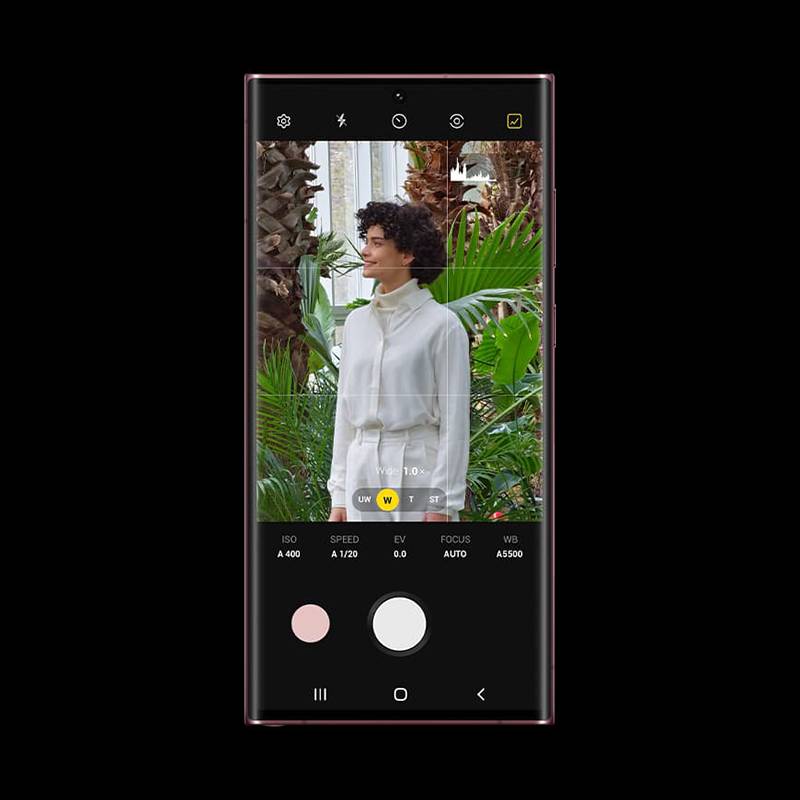 Samsung Galaxy S22 Ultra Expert RAW app 1