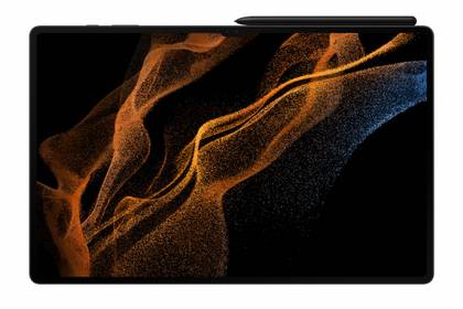 The Galaxy Tab S8 Ultra is a giant tablet that can do it all. It's a work computer, gaming tablet, movie watching machine. 