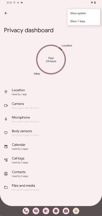 New menu option