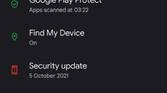 Pixel 3 with update available