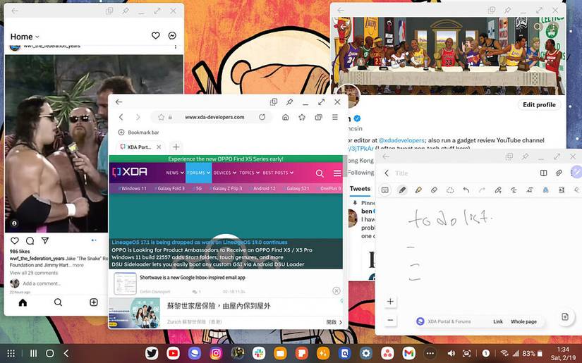 muti-tasking on Tab S8 Ultra