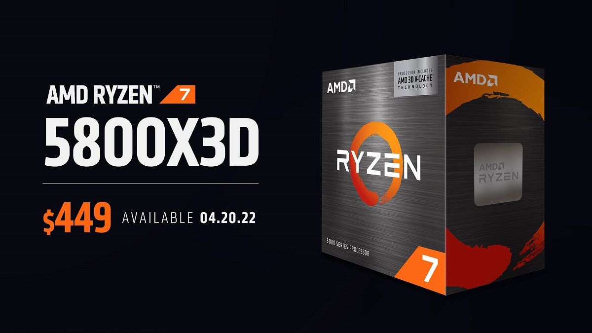 AMD Ryzen 7 5800X3D price and release date announced