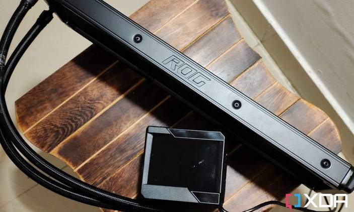 ASUS ROG Ryujin II 360 AIO waterblock and 360mm radiator