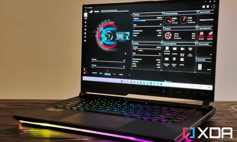ASUS ROG Strix G15 performance screen