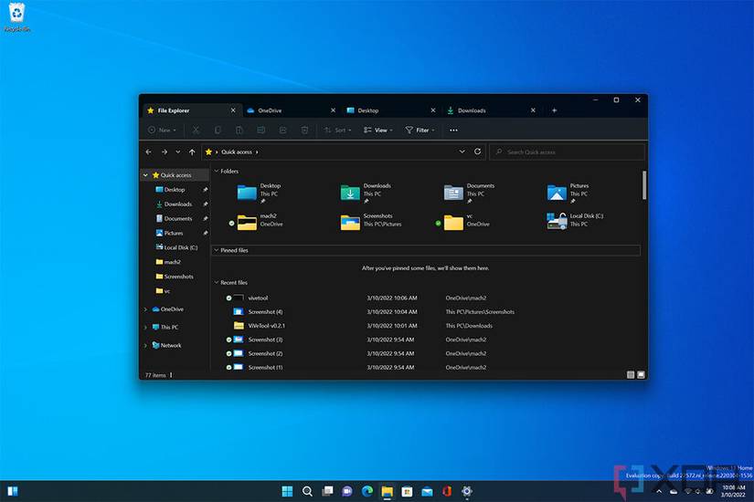 Tabbed File Explorer in Windows