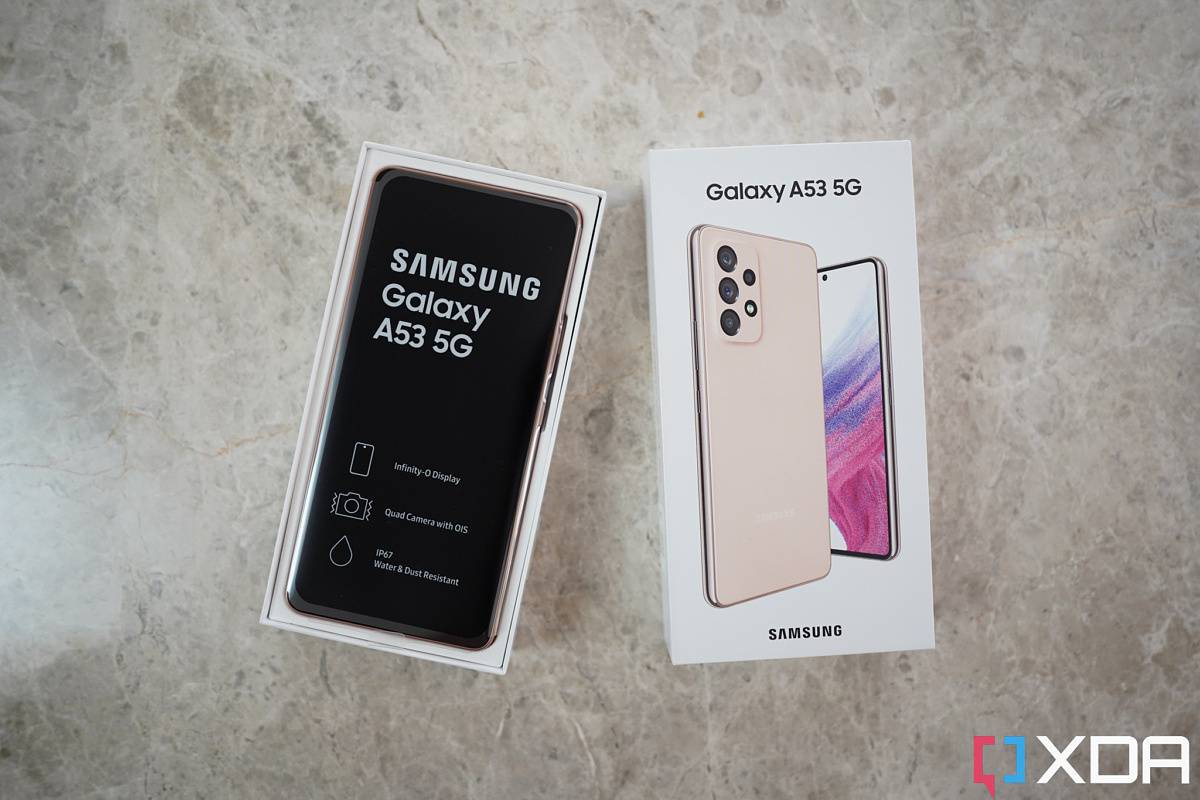What do you get inside the Samsung Galaxy A53 5G box?