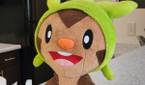 Photo of a Chespin plush with no blur effect