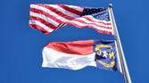 Photo of US and North Carolina flags